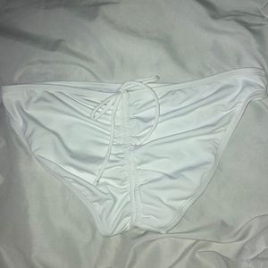 white scrunch bottoms